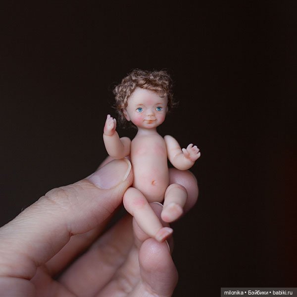 Еще один год творчества — Авторские миниатюрные куклы: лепка