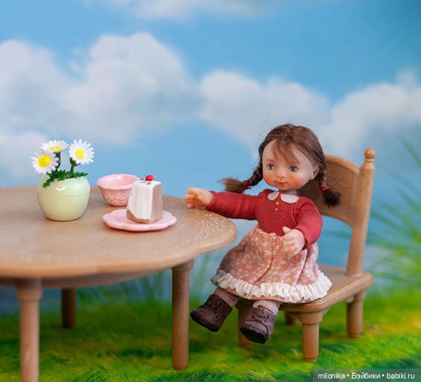 Еще один год творчества — Авторские миниатюрные куклы: лепка