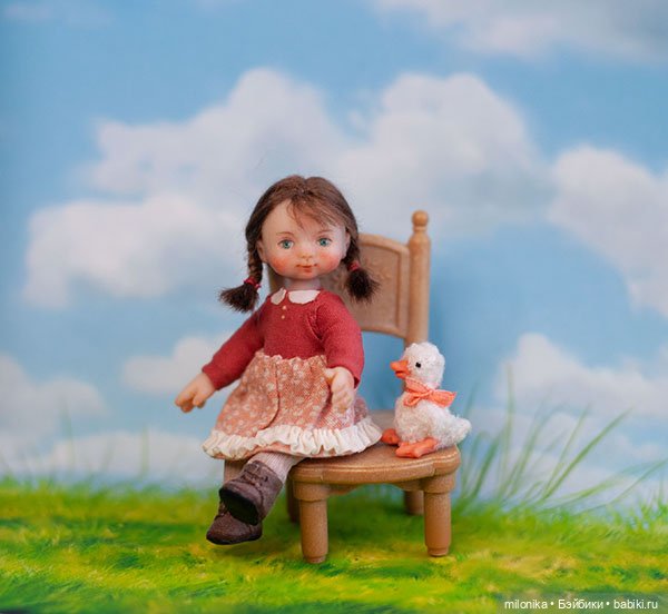 Еще один год творчества — Авторские миниатюрные куклы: лепка