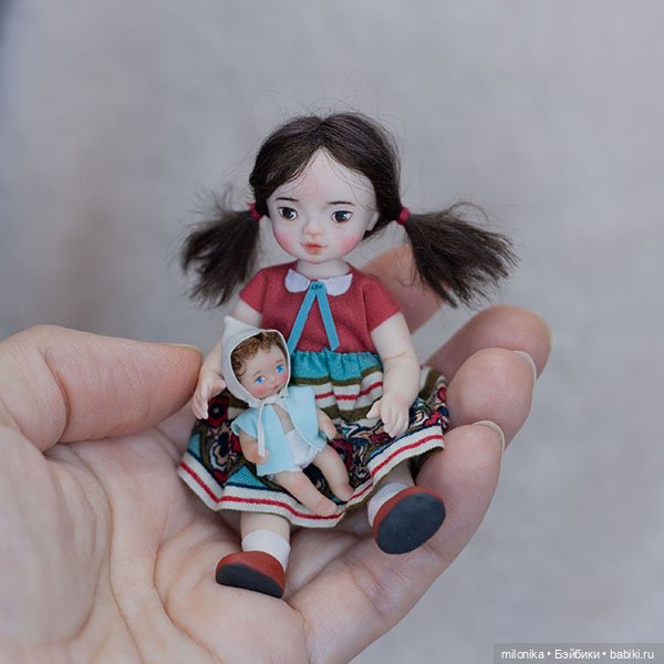 Еще один год творчества — Авторские миниатюрные куклы: лепка