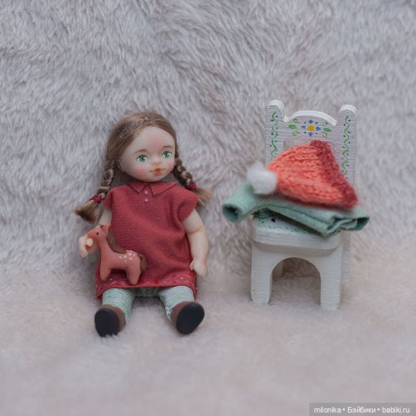 Еще один год творчества — Авторские миниатюрные куклы: лепка