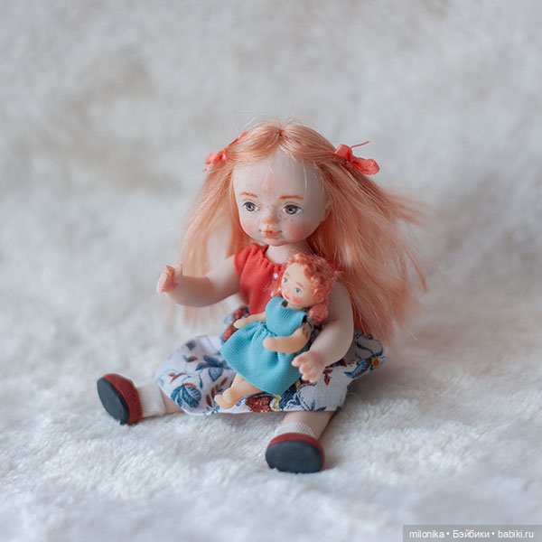 Еще один год творчества — Авторские миниатюрные куклы: лепка