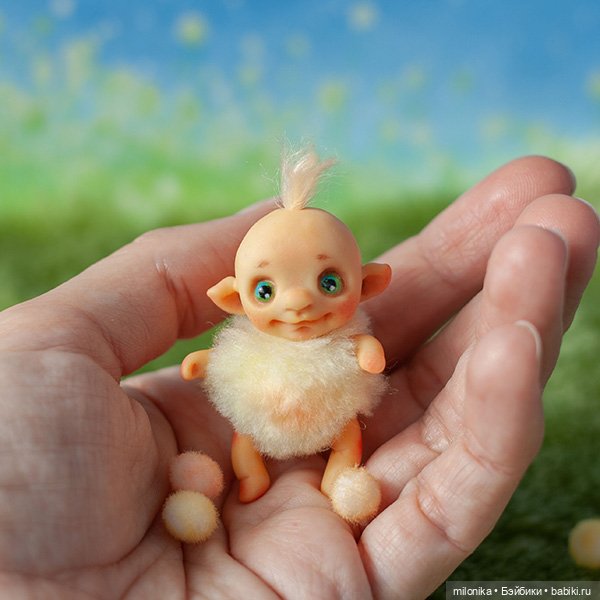 Еще один год творчества — Авторские миниатюрные куклы: лепка