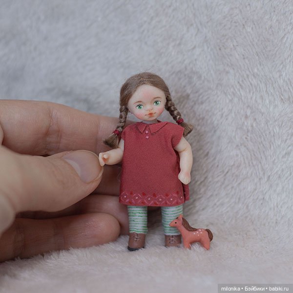 Еще один год творчества — Авторские миниатюрные куклы: лепка