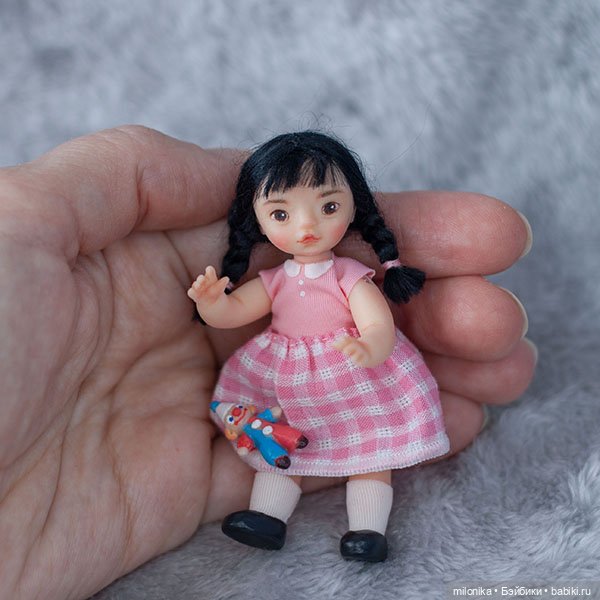 Еще один год творчества — Авторские миниатюрные куклы: лепка (фото 6)