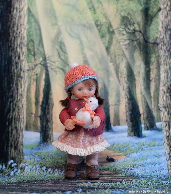 Еще один год творчества — Авторские миниатюрные куклы: лепка