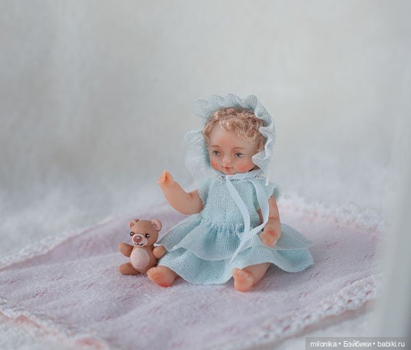 Еще один год творчества — Авторские миниатюрные куклы: лепка