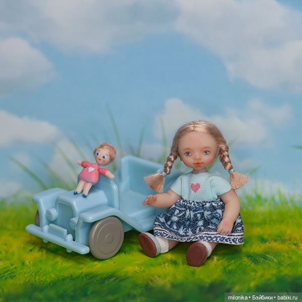 Еще один год творчества — Авторские миниатюрные куклы: лепка