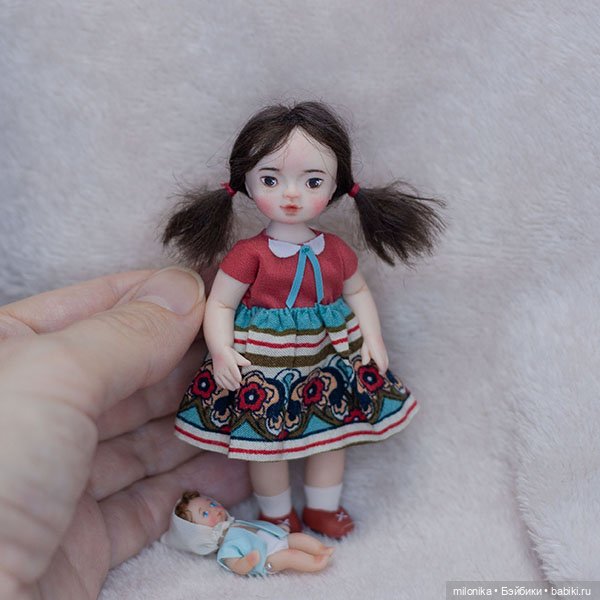 Еще один год творчества — Авторские миниатюрные куклы: лепка