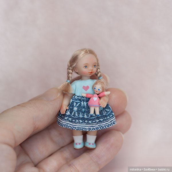 Еще один год творчества — Авторские миниатюрные куклы: лепка