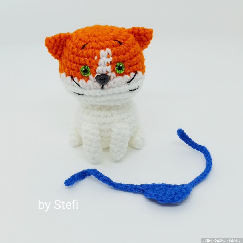 Шкодный котик — Вязаные игрушки и амигуруми: крючком (фото 6)