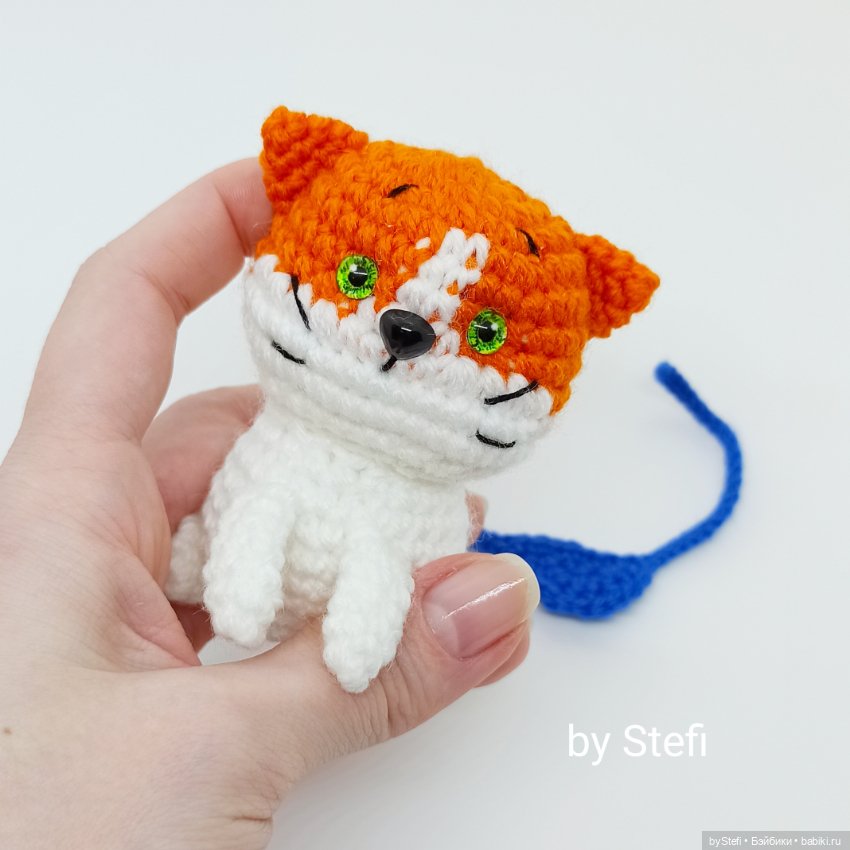 Шкодный котик — Вязаные игрушки и амигуруми: крючком (фото 8)