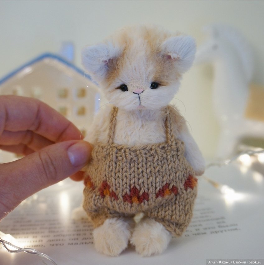 Котёночек Тим 🧡 — Авторские мишки Тедди и друзья: фото