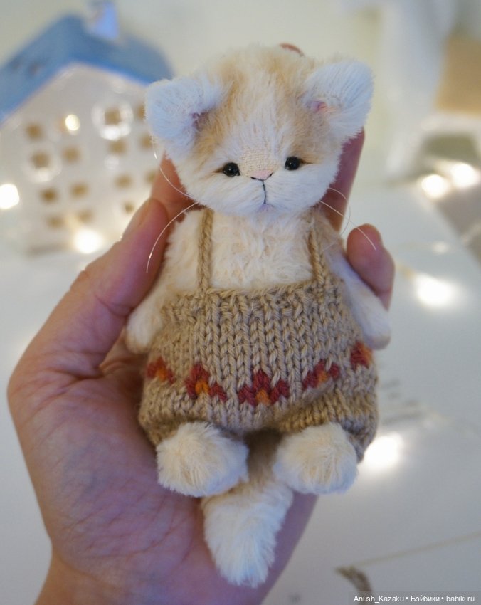 Котёночек Тим 🧡 — Авторские мишки Тедди и друзья: фото (фото 2)