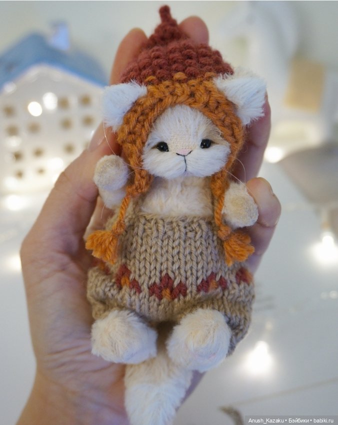 Котёночек Тим 🧡 — Авторские мишки Тедди и друзья: фото (фото 4)