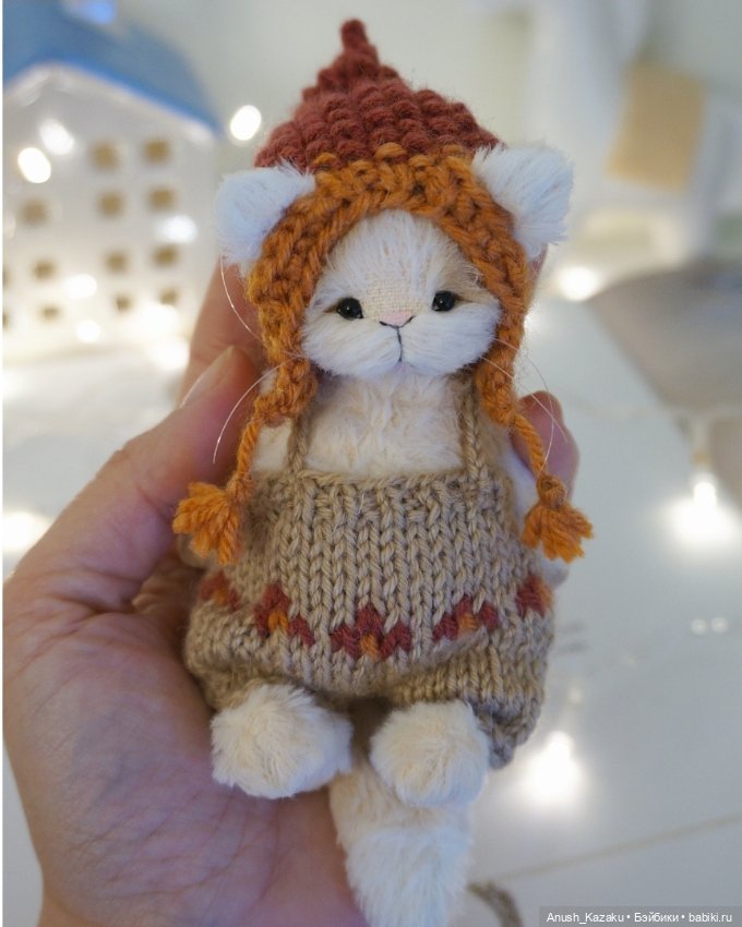 Котёночек Тим 🧡 — Авторские мишки Тедди и друзья: фото (фото 6)