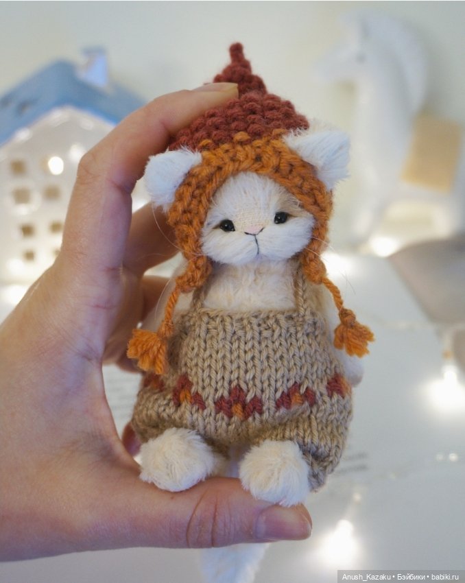 Котёночек Тим 🧡 — Авторские мишки Тедди и друзья: фото (фото 7)