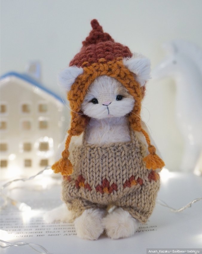 Котёночек Тим 🧡 — Авторские мишки Тедди и друзья: фото (фото 5)