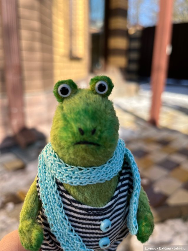 Домик для жабика — Текстильные игрушки и примитивы: кофейные (фото 3)