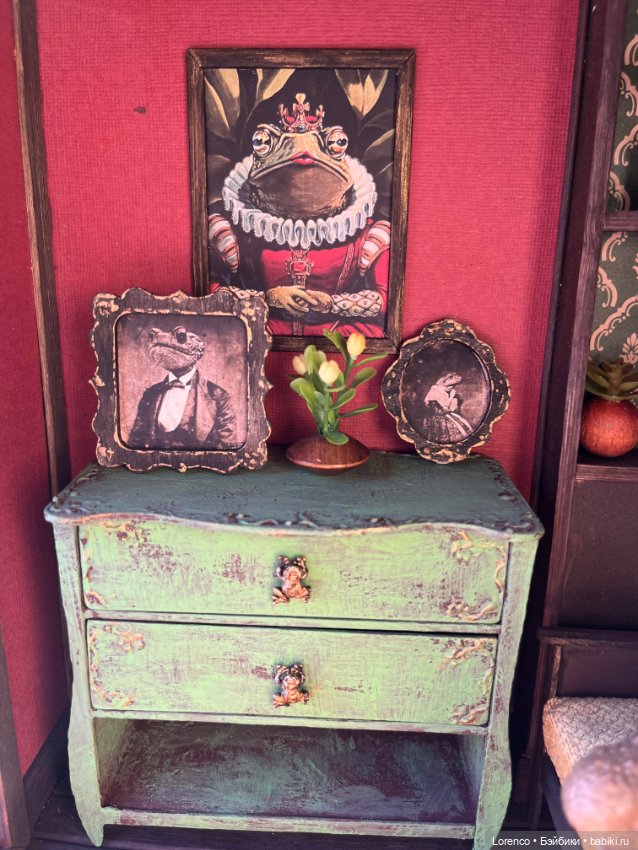 Домик для жабика — Текстильные игрушки и примитивы: кофейные