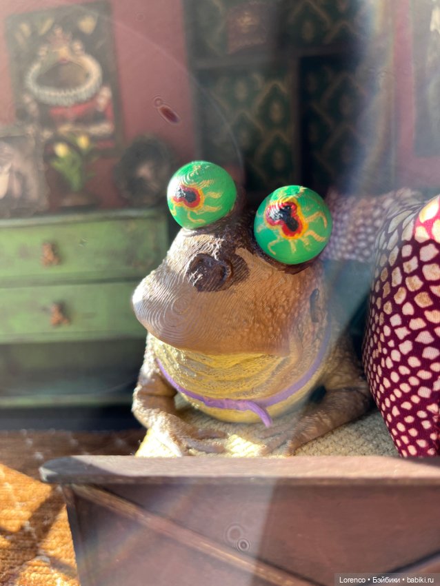 Домик для жабика — Текстильные игрушки и примитивы: кофейные