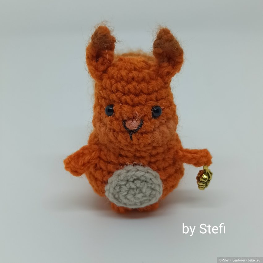 Белочка — Вязаные игрушки и амигуруми: крючком (фото 6)