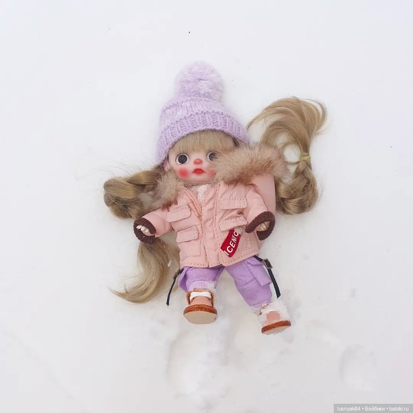 Прогулка зимой удалась — Куклы и тела Obitsu 11 (Ob11): гибриды (фото 2)