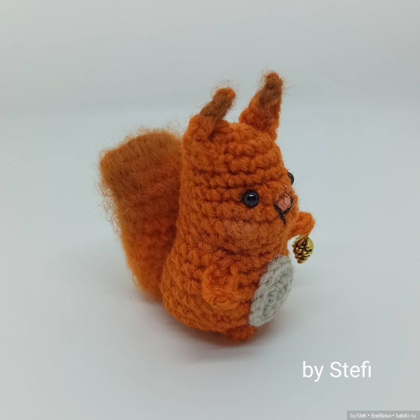 Белочка — Вязаные игрушки и амигуруми: крючком (фото 9)