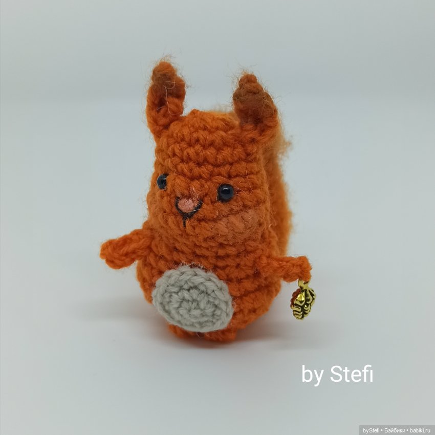 Белочка — Вязаные игрушки и амигуруми: крючком (фото 8)