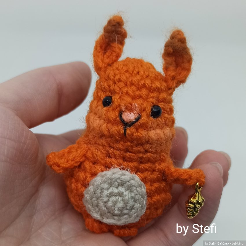 Белочка — Вязаные игрушки и амигуруми: крючком (фото 10)