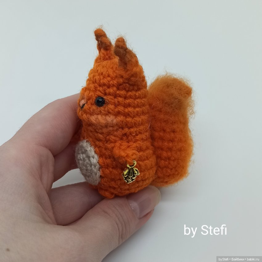 Белочка — Вязаные игрушки и амигуруми: крючком (фото 5)