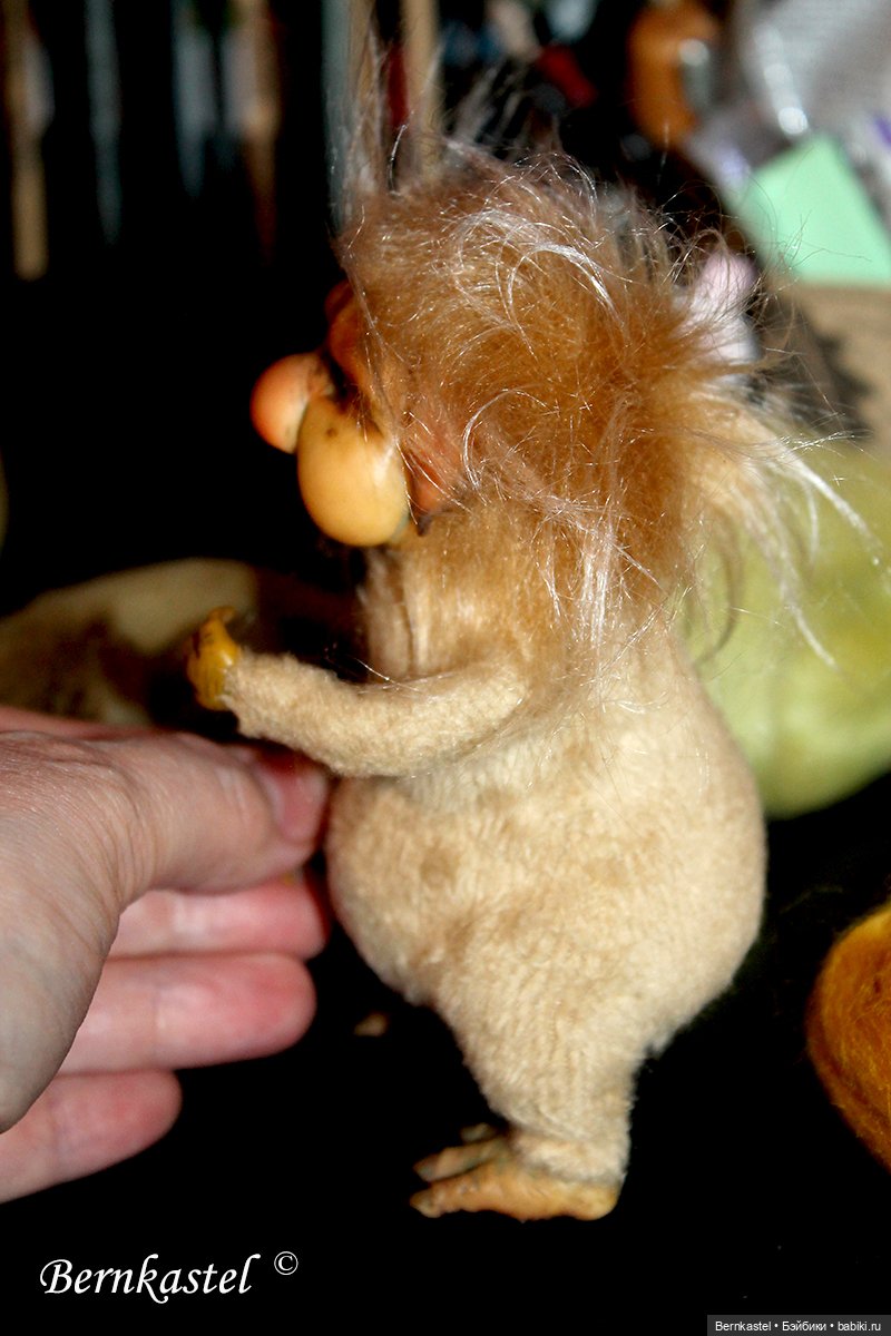 Тролль. Часть 2 — Игрушки в смешанной технике (мех и глина): Арт (фото 3)