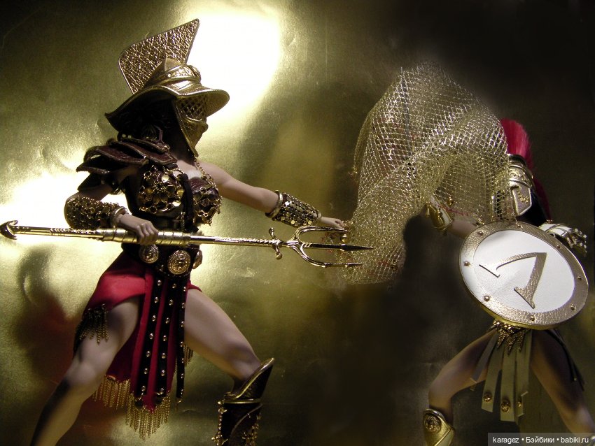 Смертельный поединок спартанки и гладиаторки