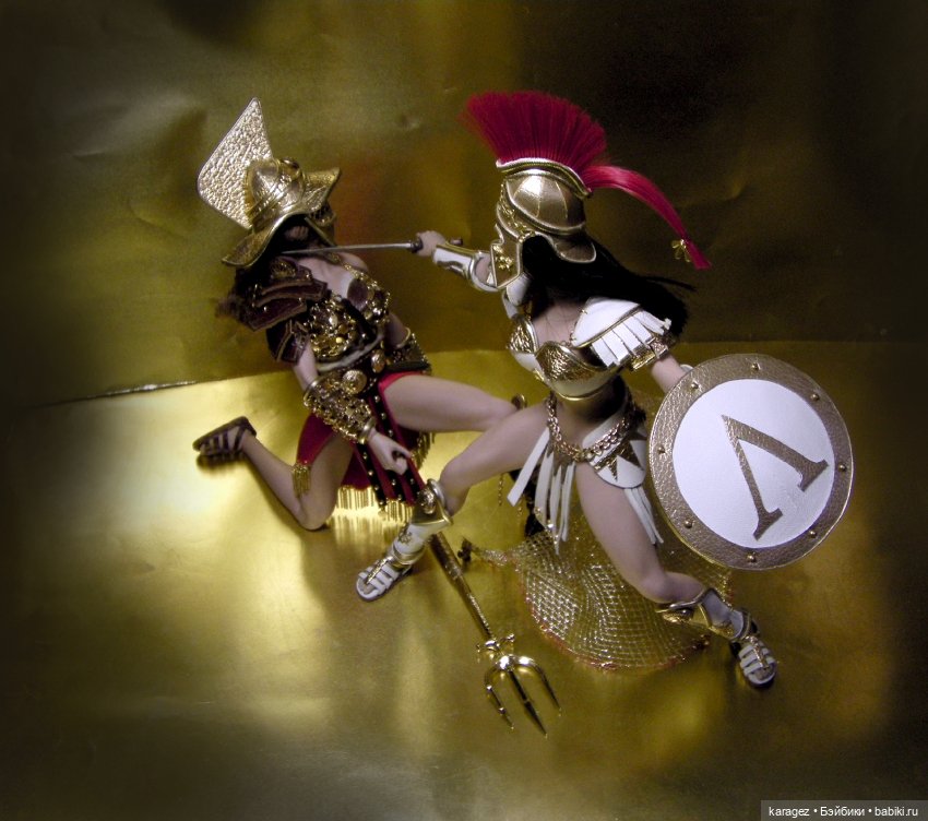 Смертельный поединок спартанки и гладиаторки