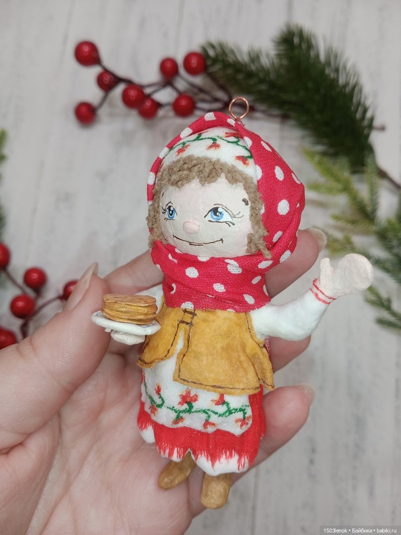 Масленица к нам идёт — Лепка авторских игрушек и папье