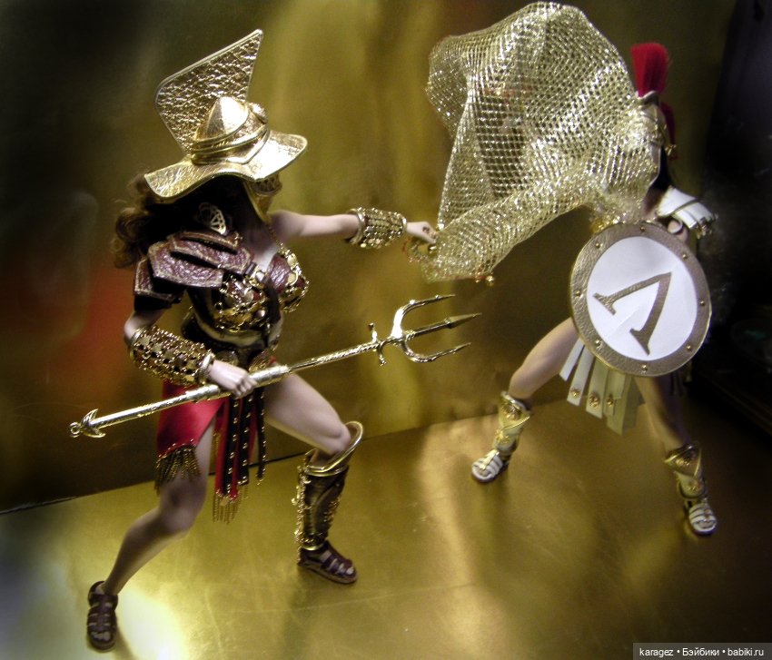 Смертельный поединок спартанки и гладиаторки