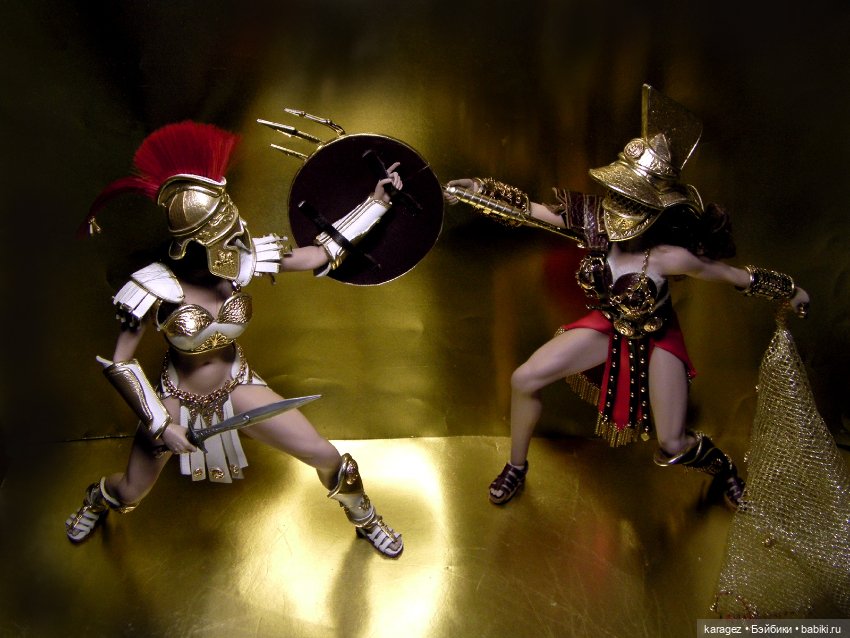 Смертельный поединок спартанки и гладиаторки (фото 6)