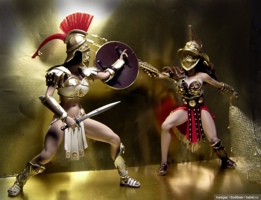 Смертельный поединок спартанки и гладиаторки (фото 5)