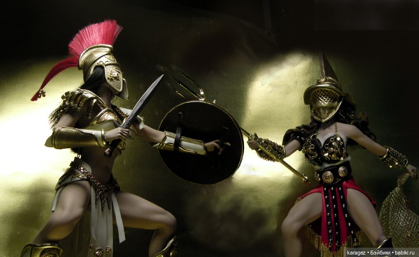 Смертельный поединок спартанки и гладиаторки (фото 3)