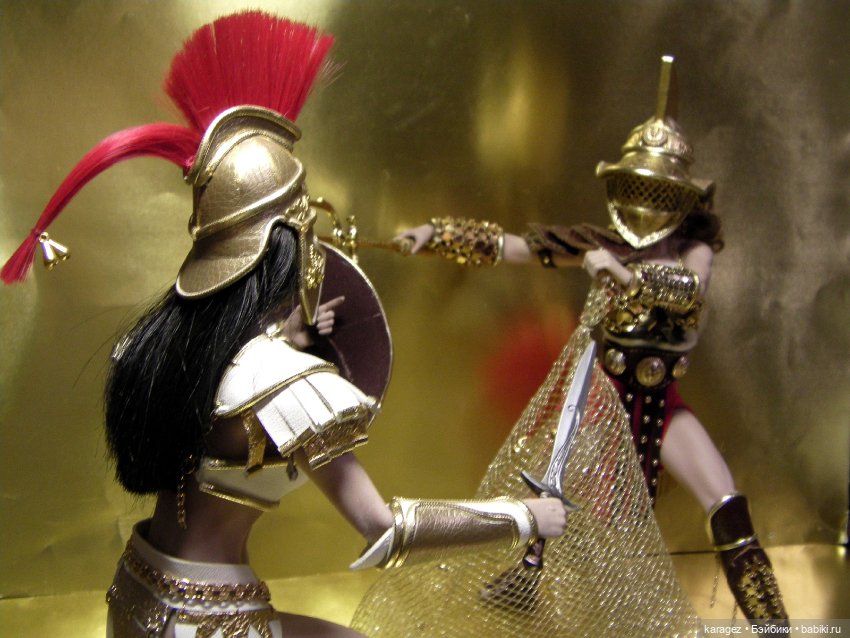 Смертельный поединок спартанки и гладиаторки (фото 9)