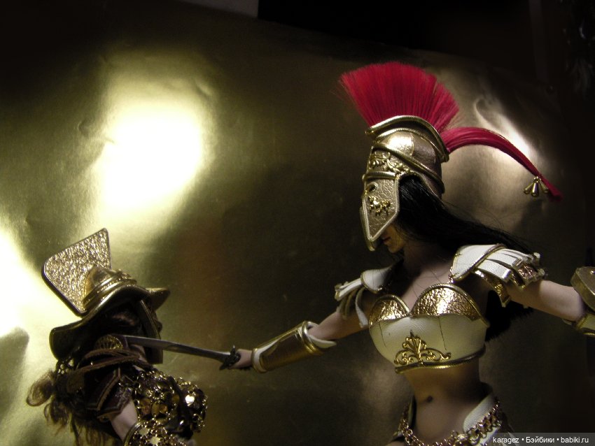 Смертельный поединок спартанки и гладиаторки