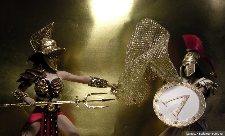 Смертельный поединок спартанки и гладиаторки