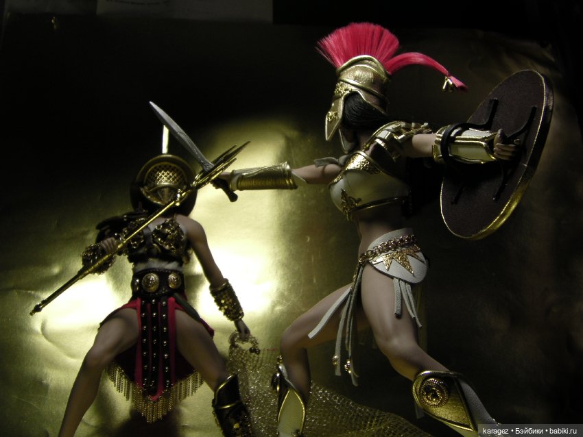 Смертельный поединок спартанки и гладиаторки (фото 8)