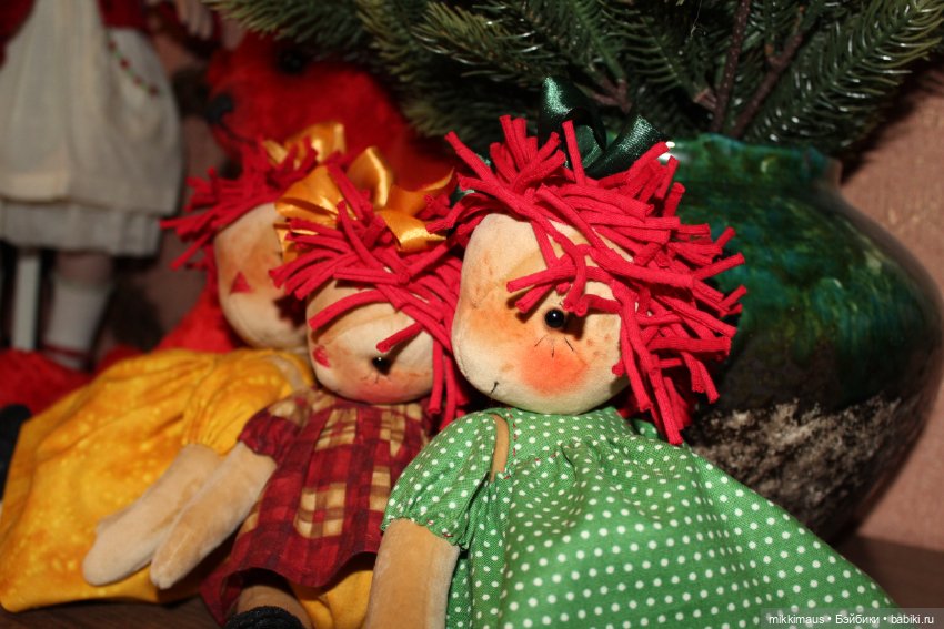 Три куколки Глазуновой Анны