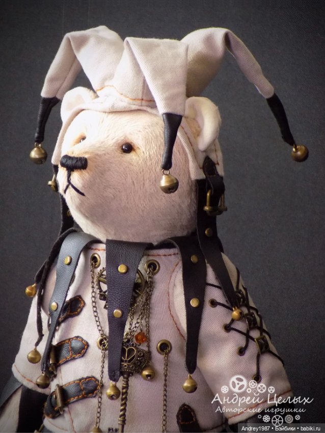 Мишка Тедди Жюль - Стимпанк джокер (фото 3)