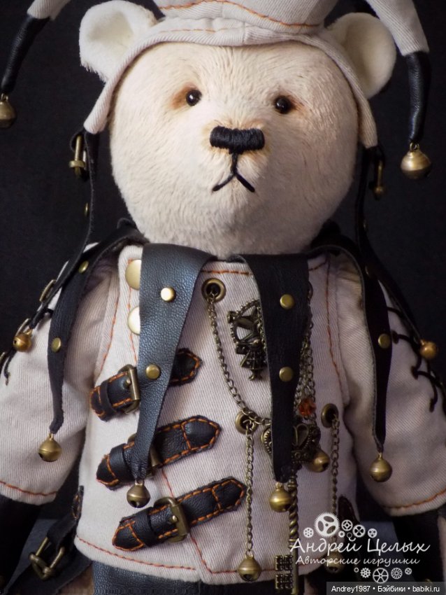 Мишка Тедди Жюль - Стимпанк джокер (фото 8)