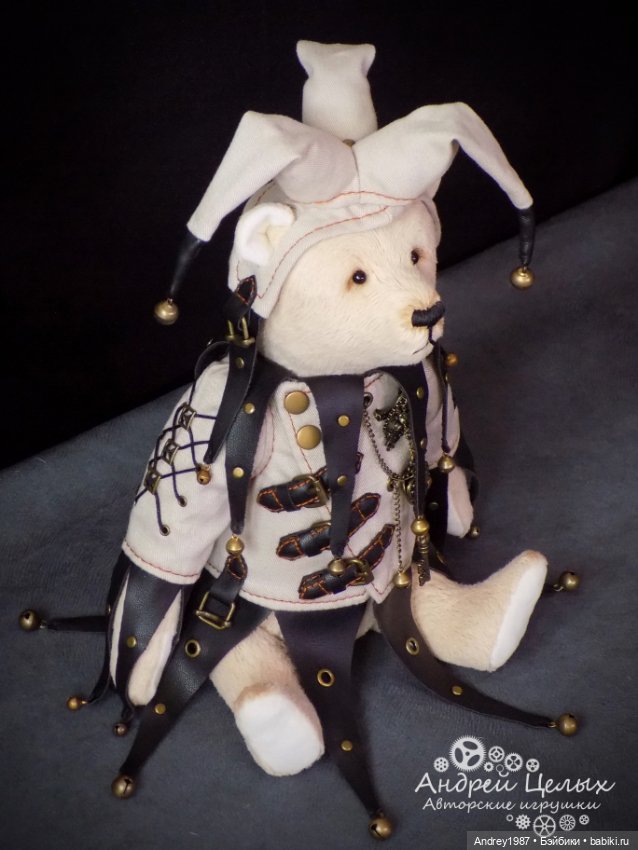 Мишка Тедди Жюль - Стимпанк джокер (фото 5)