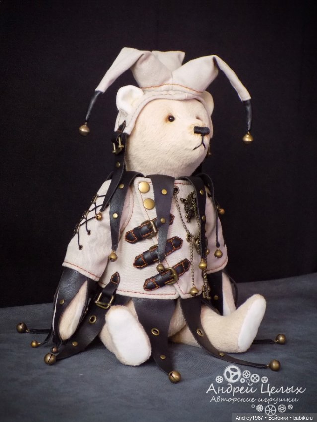 Мишка Тедди Жюль - Стимпанк джокер (фото 6)