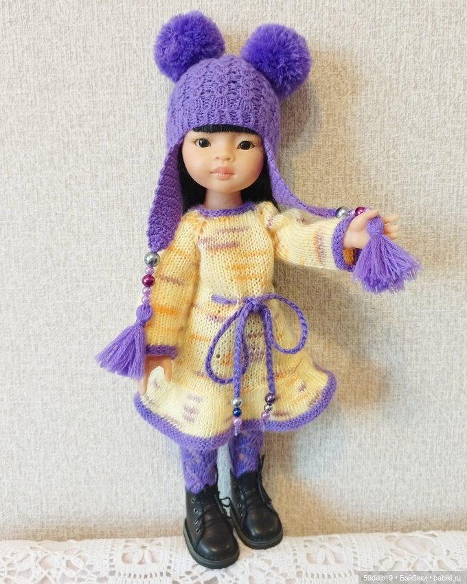 Жёлтое с сиреневым или ещё один комплектик на тему "Лаванда" (фото 9)