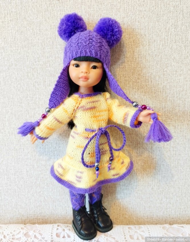 Жёлтое с сиреневым или ещё один комплектик на тему "Лаванда" (фото 6)